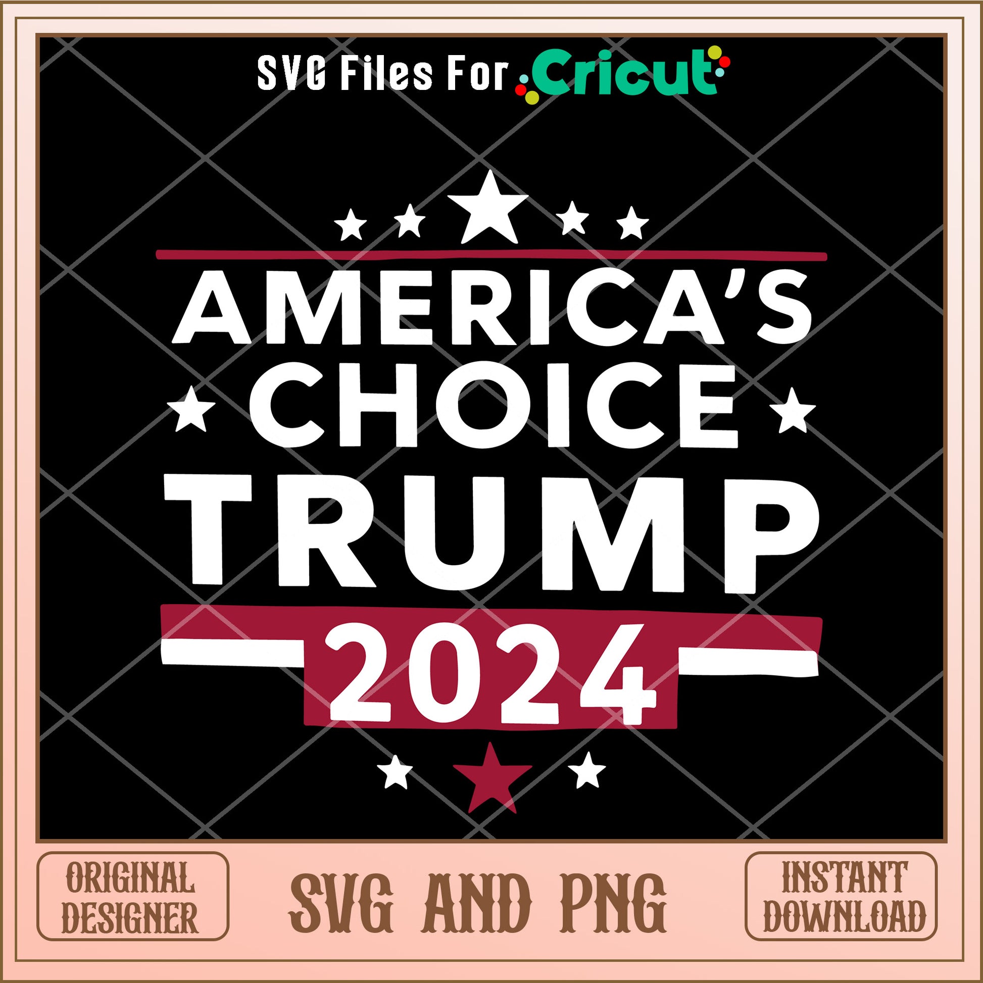 America choice trump 2024 SVG