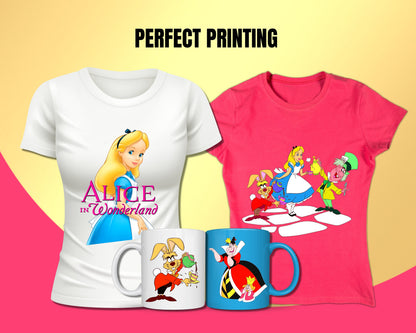 Alice in Wonderland Clipart PNG bundle