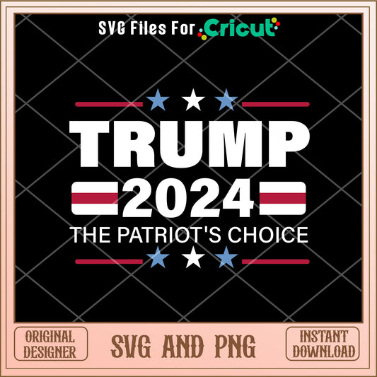 The patriot's choice trump SVG