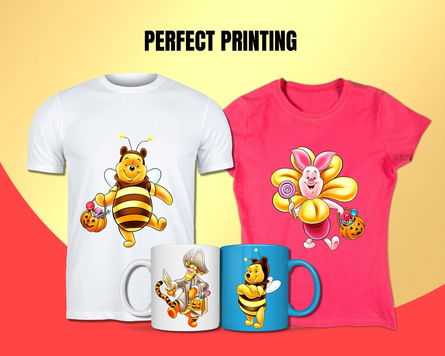 Winnie Halloween PNG Bundle
