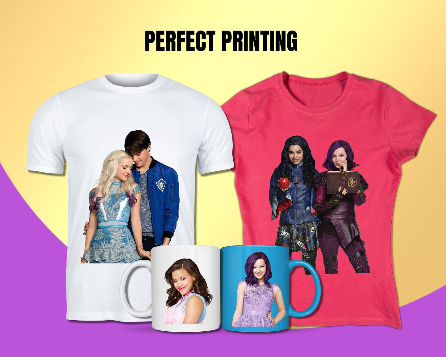 Descendants Clipart PNG bundle