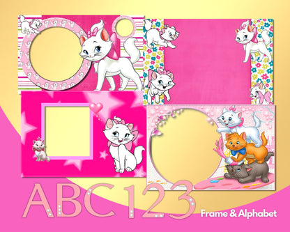 Aristocats Clipart bundle Svg