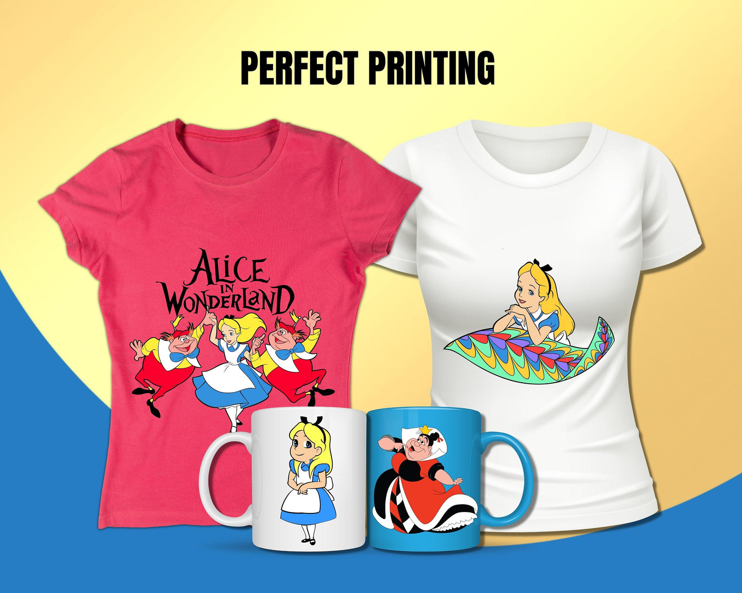 Alice in Wonderland SVG Bundle, Digital download