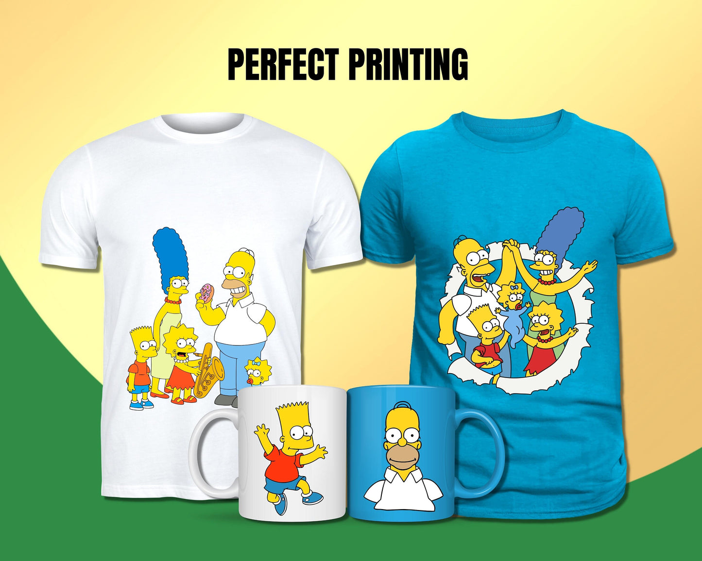 The Simpsons SVG, PNG Bundle