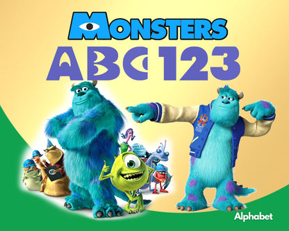 Monsters Inc. Clipart SVG, PNG bundle