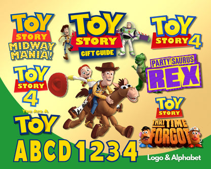 Toy story Clipart PNG bundle