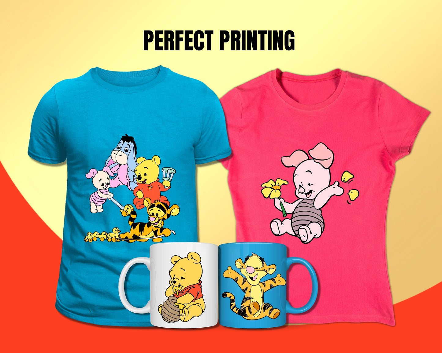 Winnie the Pooh SVG, PNG Bundle