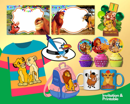 Lion King Clipart PNG bundle