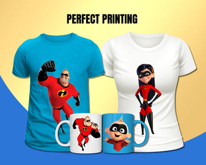 Incredibles Clipart PNG, SVG bundle