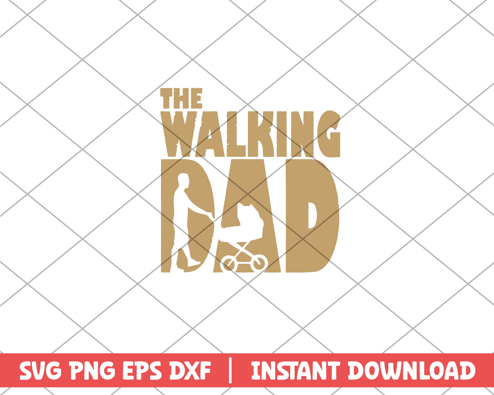 The Walking Dad logo svg