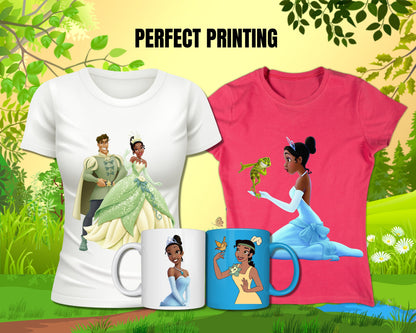 Princess and the Frog Clipart PNG bundle