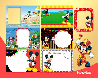 Mickey Mouse Friends PNG, SVG bundle