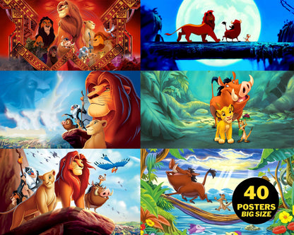 Lion King Clipart PNG bundle
