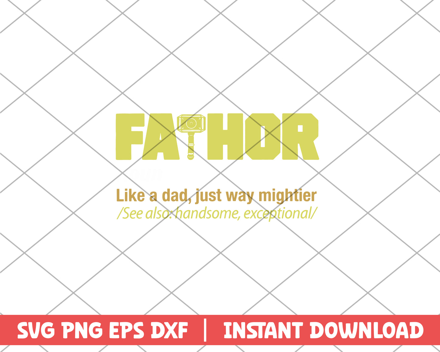 Fathor Noun like a Dad svg