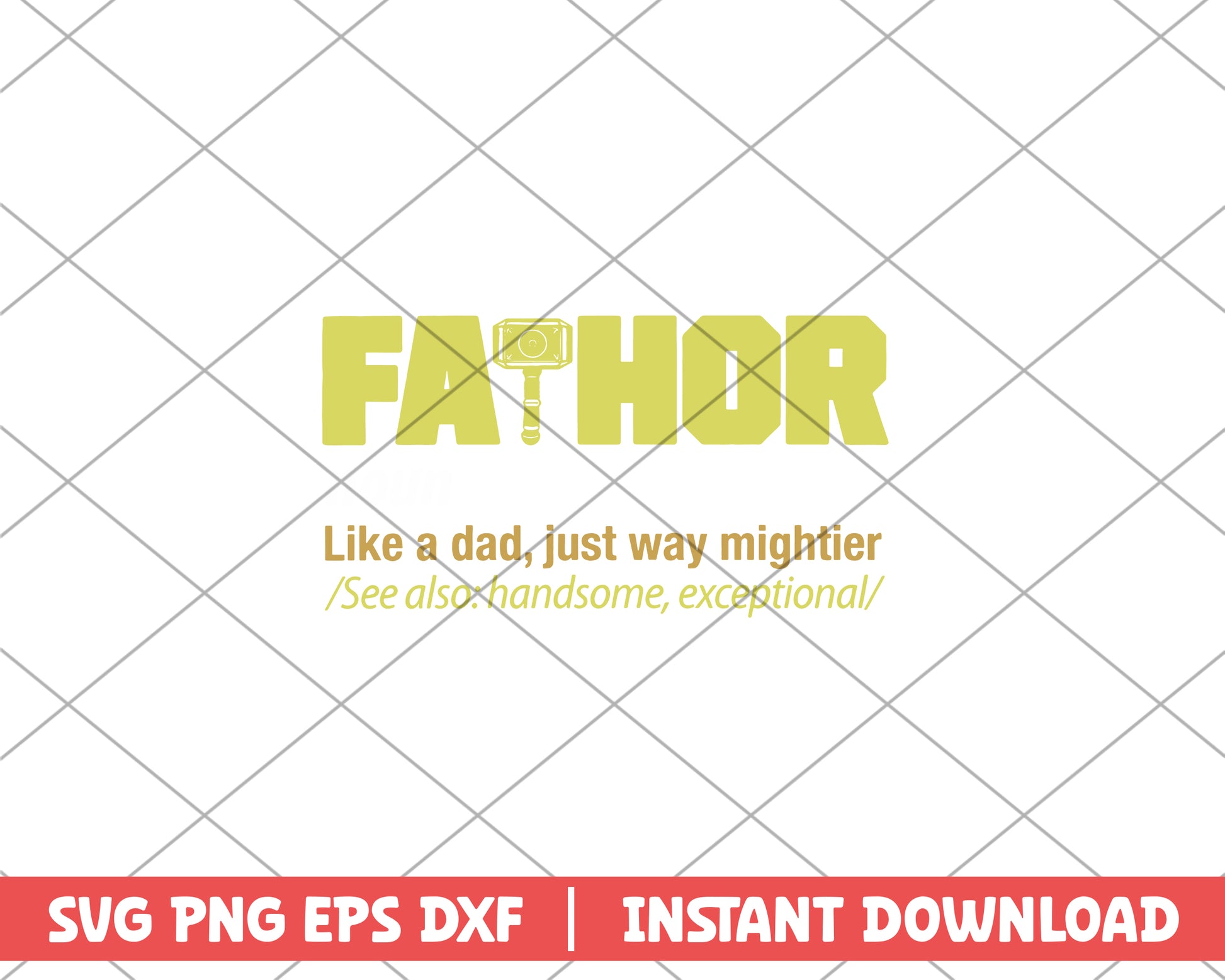 Fathor Noun like a Dad svg