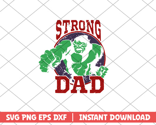  Strong Dad hulk svg