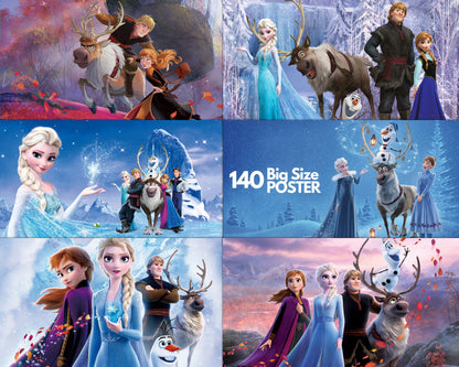 Frozen Clipart SVG, PNG bundle