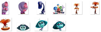 Inside out 2 clipart SVG, PNG bundle