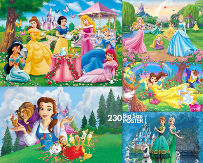 Disney Princess Clipart PNG Bundle