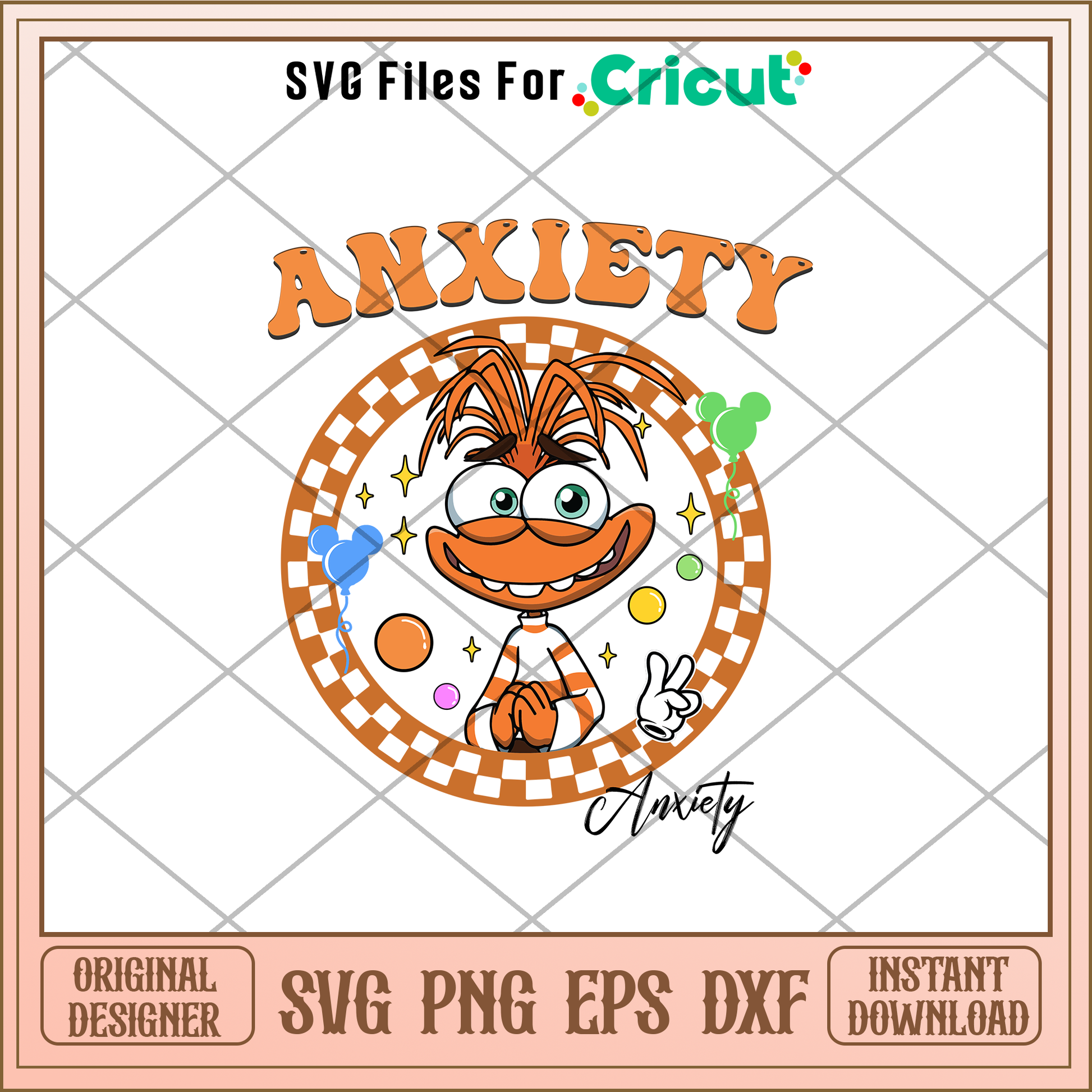 Anxiety Inside out 2 svg