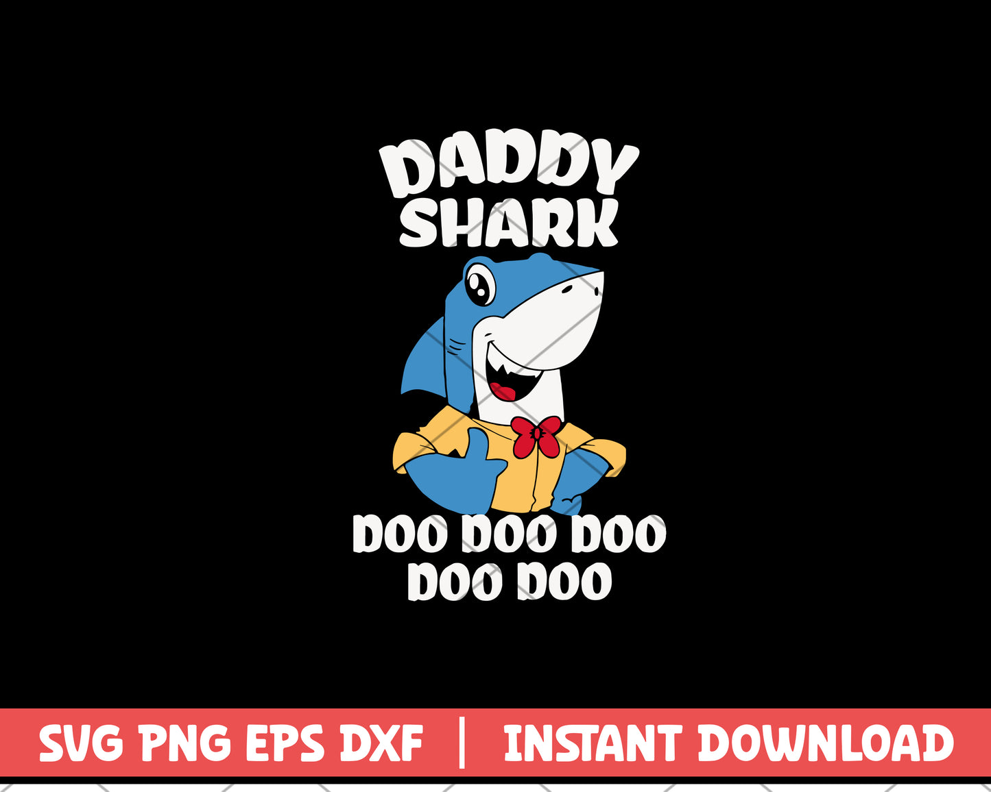 Daddy Shark Svg, Daddy Svg