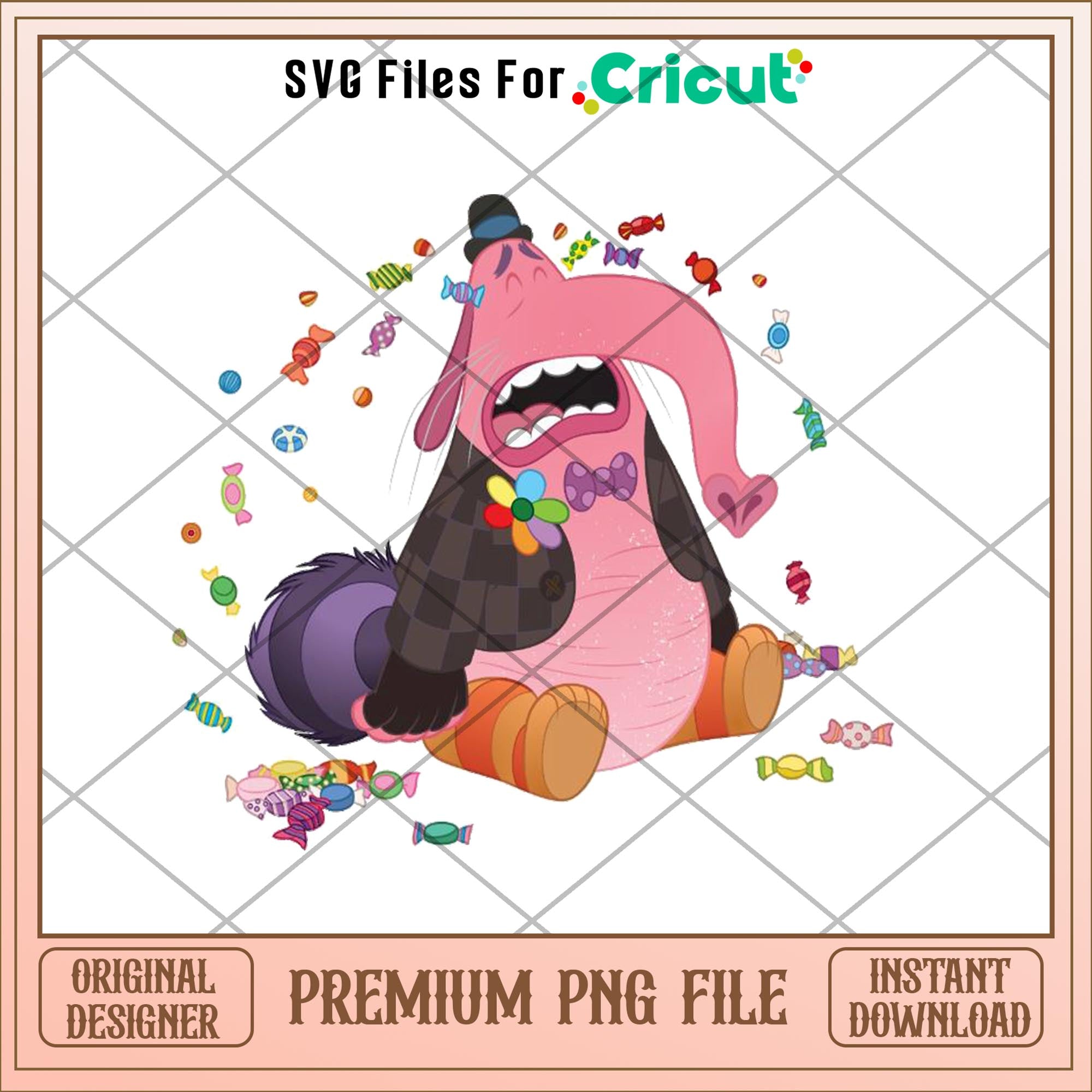 Bing Bong Inside out 2 png – svg files for cricut