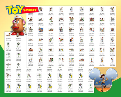 Toy story Clipart PNG bundle