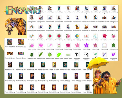 Encanto Clipart PNG bundle