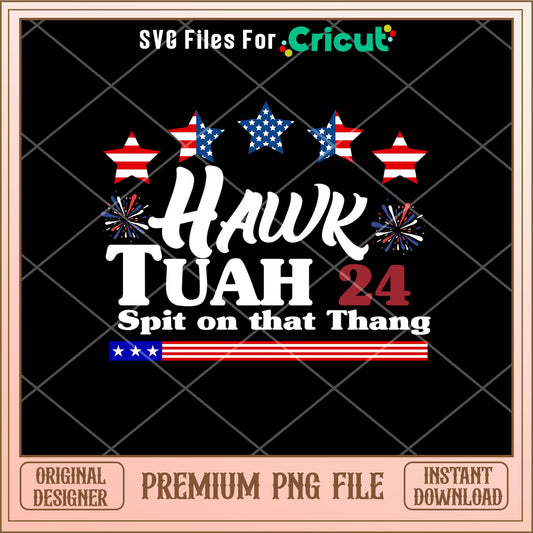 American stars Hawk tuah png