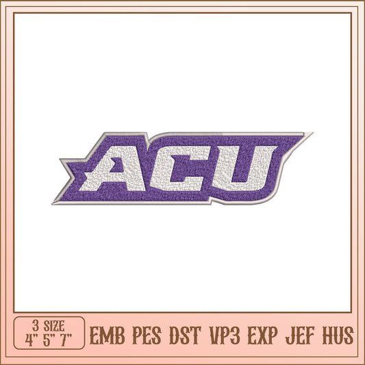 ACU Embroidery Design - 3 Sizes
