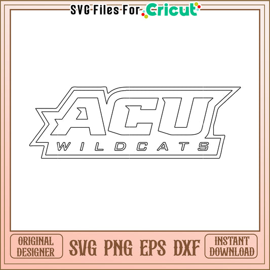 ACU Wildcats SVG for Crafting Projects, perfect for Cricut users