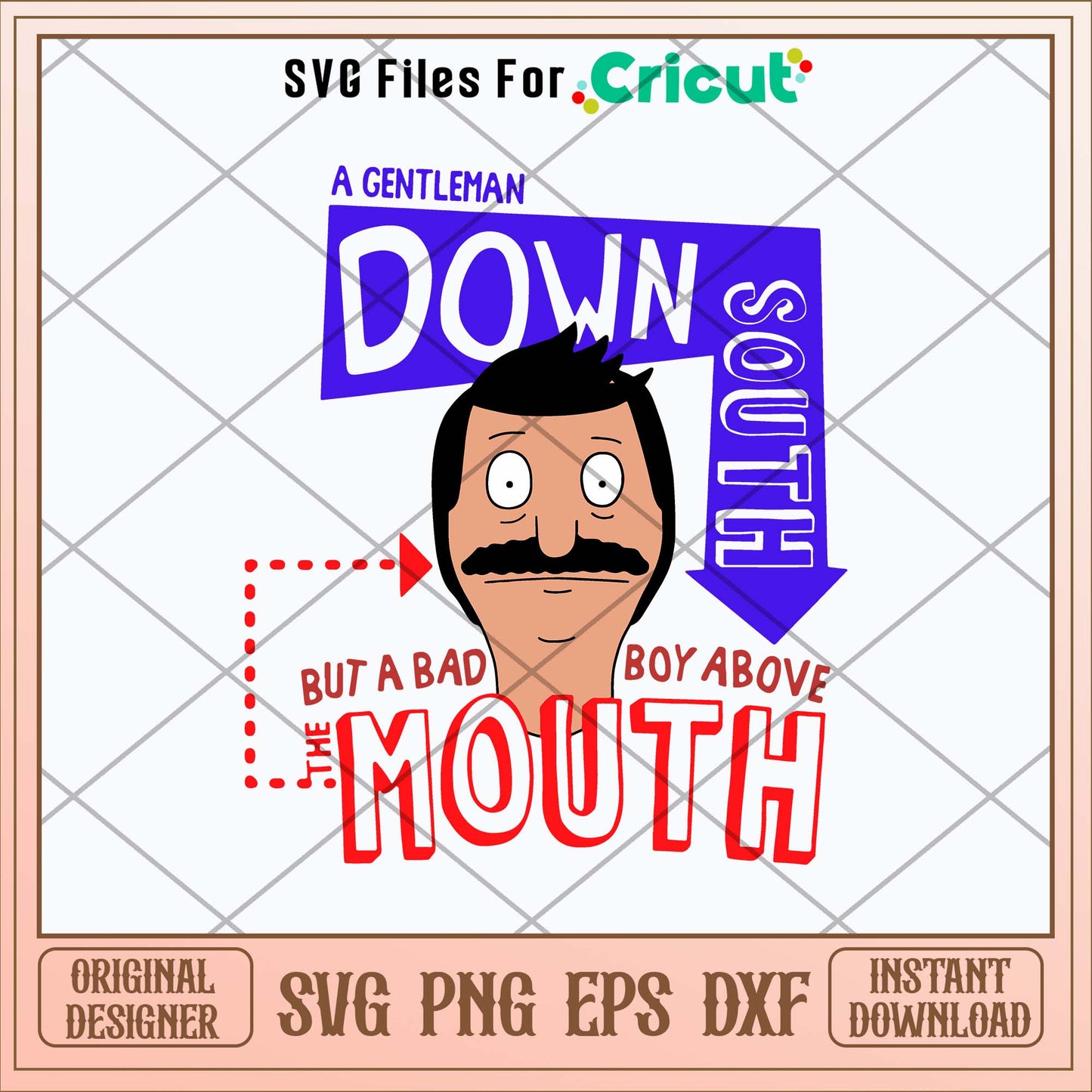 A Gentleman Down South Svg-Svgfilesforcricut