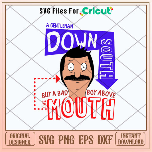 A Gentleman Down South Svg-Svgfilesforcricut