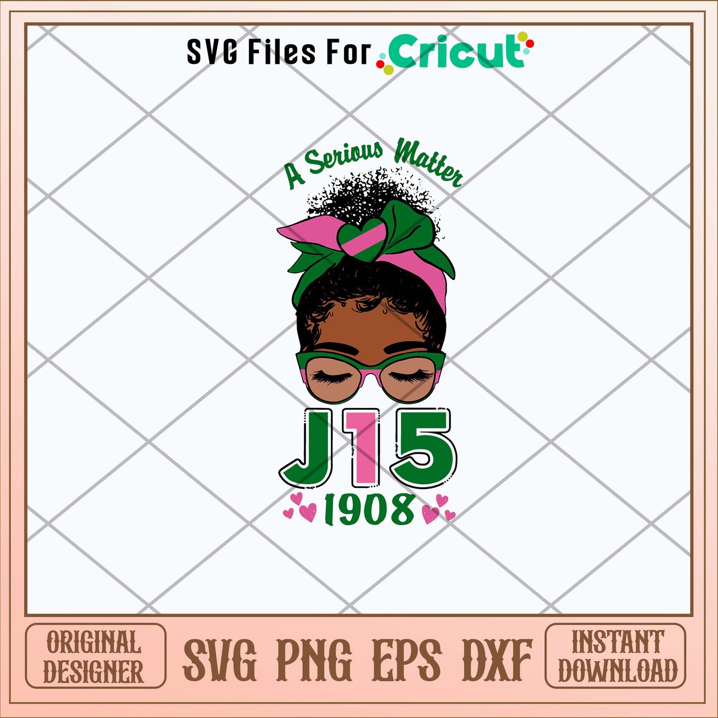 A Serious Matter J15 1908 Svg-Svgfilesforcricut