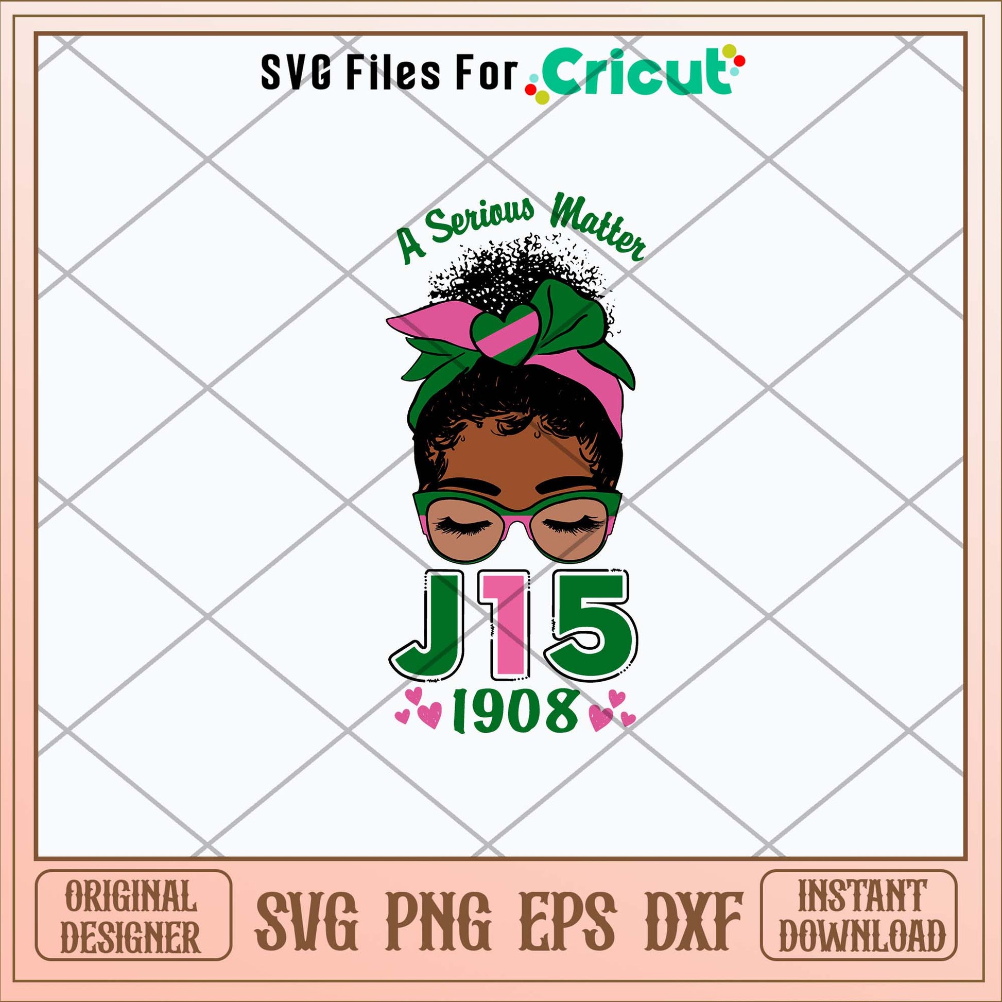 A Serious Matter J15 1908 Svg-Svgfilesforcricut