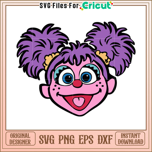 Abby cadabby svg, sesame street svg, sesame cartoon svg