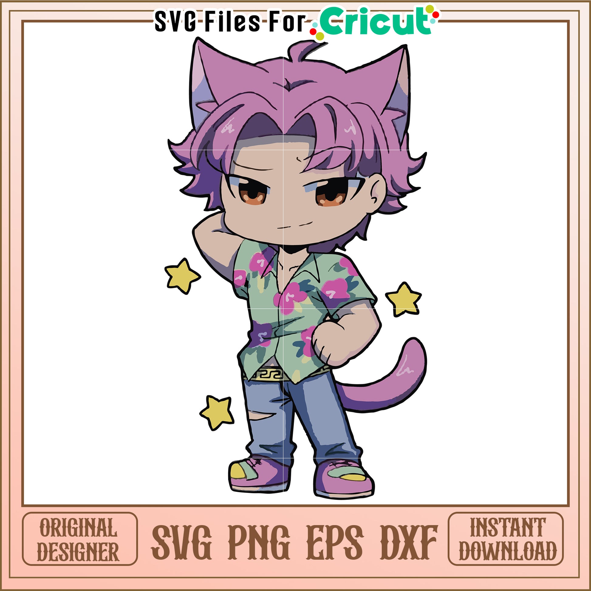 Abby cat design svg, kpop band svg, kpop demon hunters svg