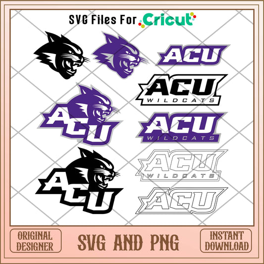 Abilene Christian team sports svg bundle, Sport svg - Svgfileforcricut