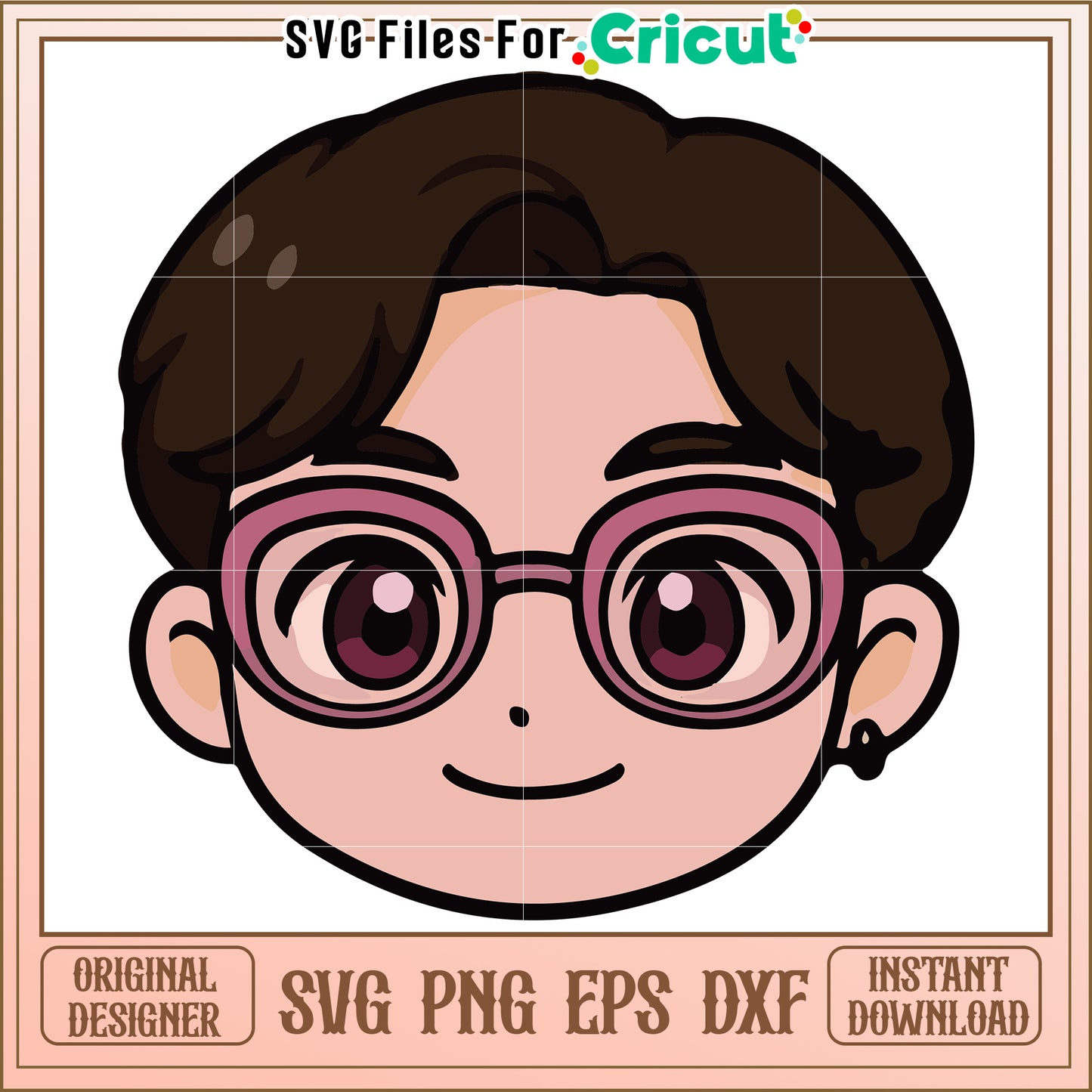 Abs head character svg, kpop cartoons svg, saja huntrix svg