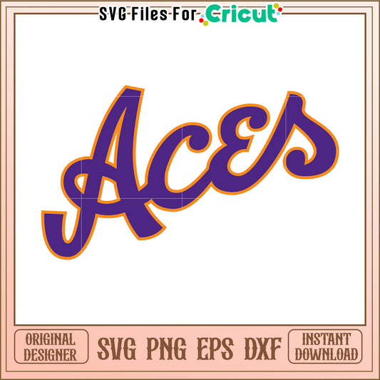Aces SVG File for Cricut, Perfect for Custom Designs and Crafts
