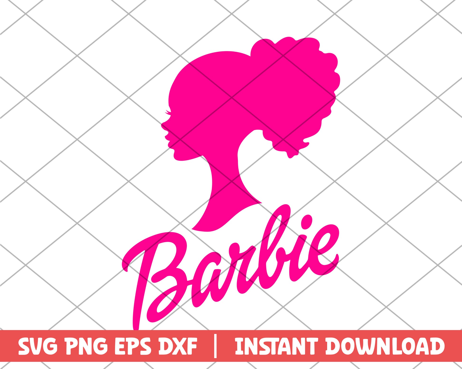 Afro barbie barbie svg 