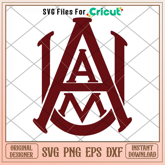 Alabama A&M Bulldogs Logo Svg, Alabama A&M Bulldogs Svg, NCAA Svg