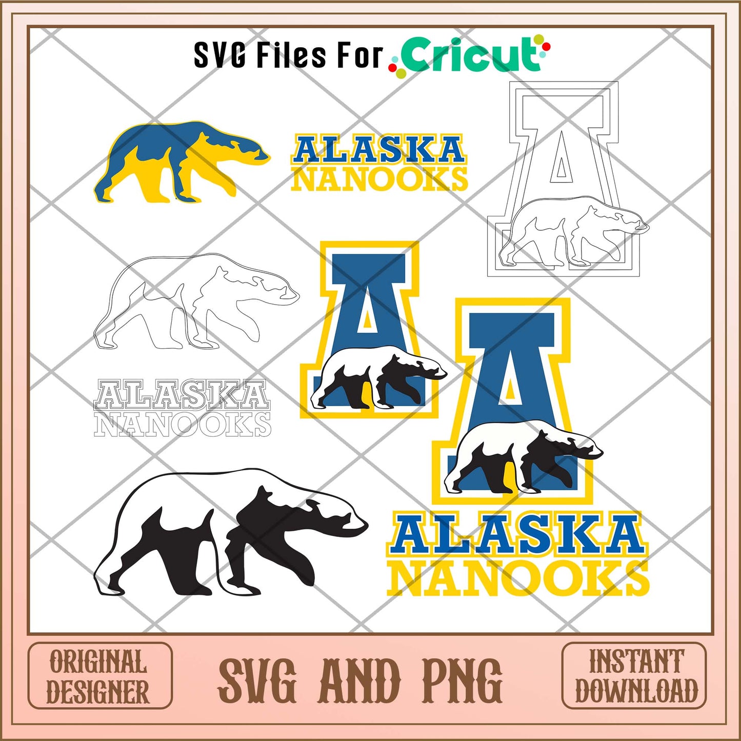 Alaska Nanooks team sports svg bundle, Sport svg - Svgfileforcricut