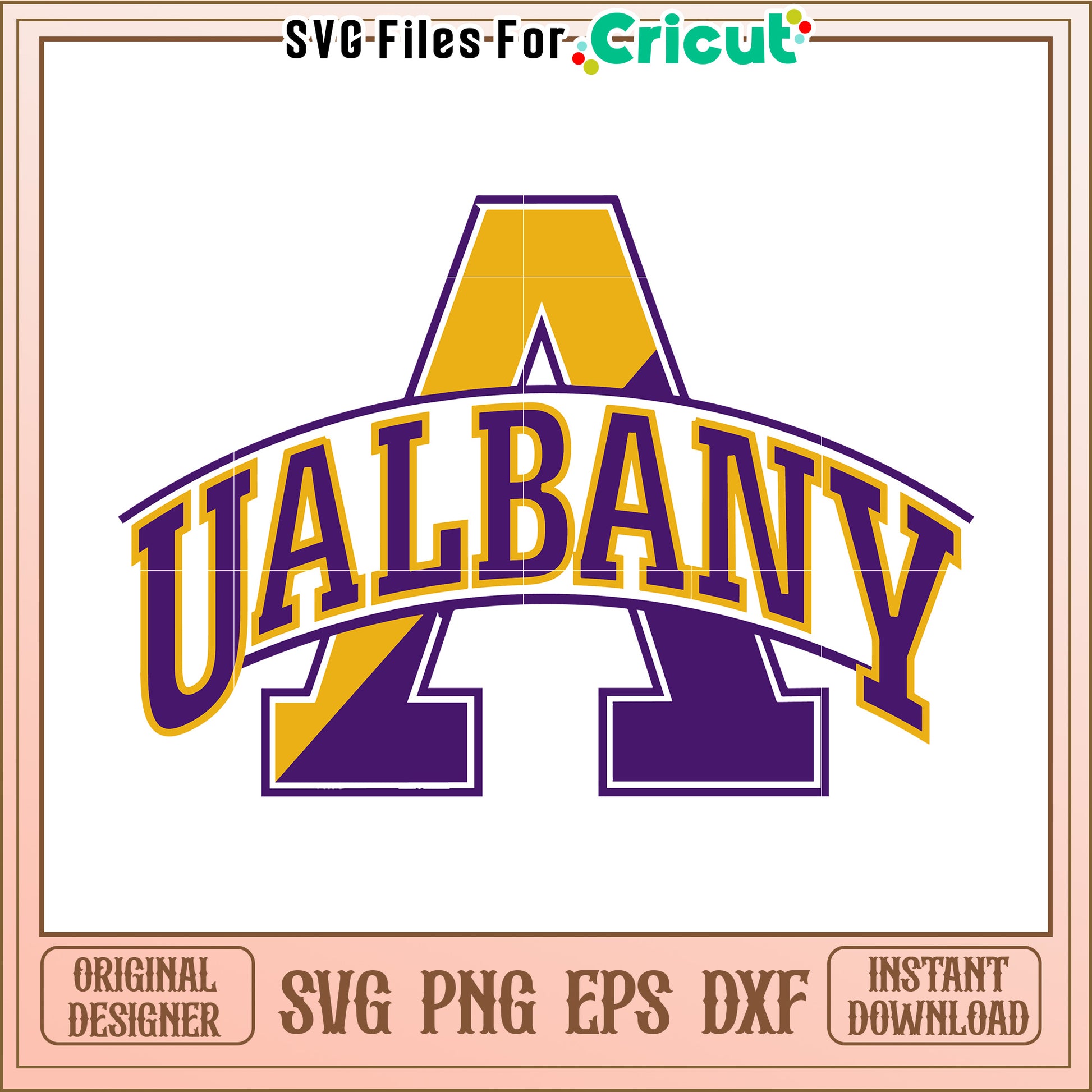 Albany University SVG Design for Cricut, Perfect for Custom Projects