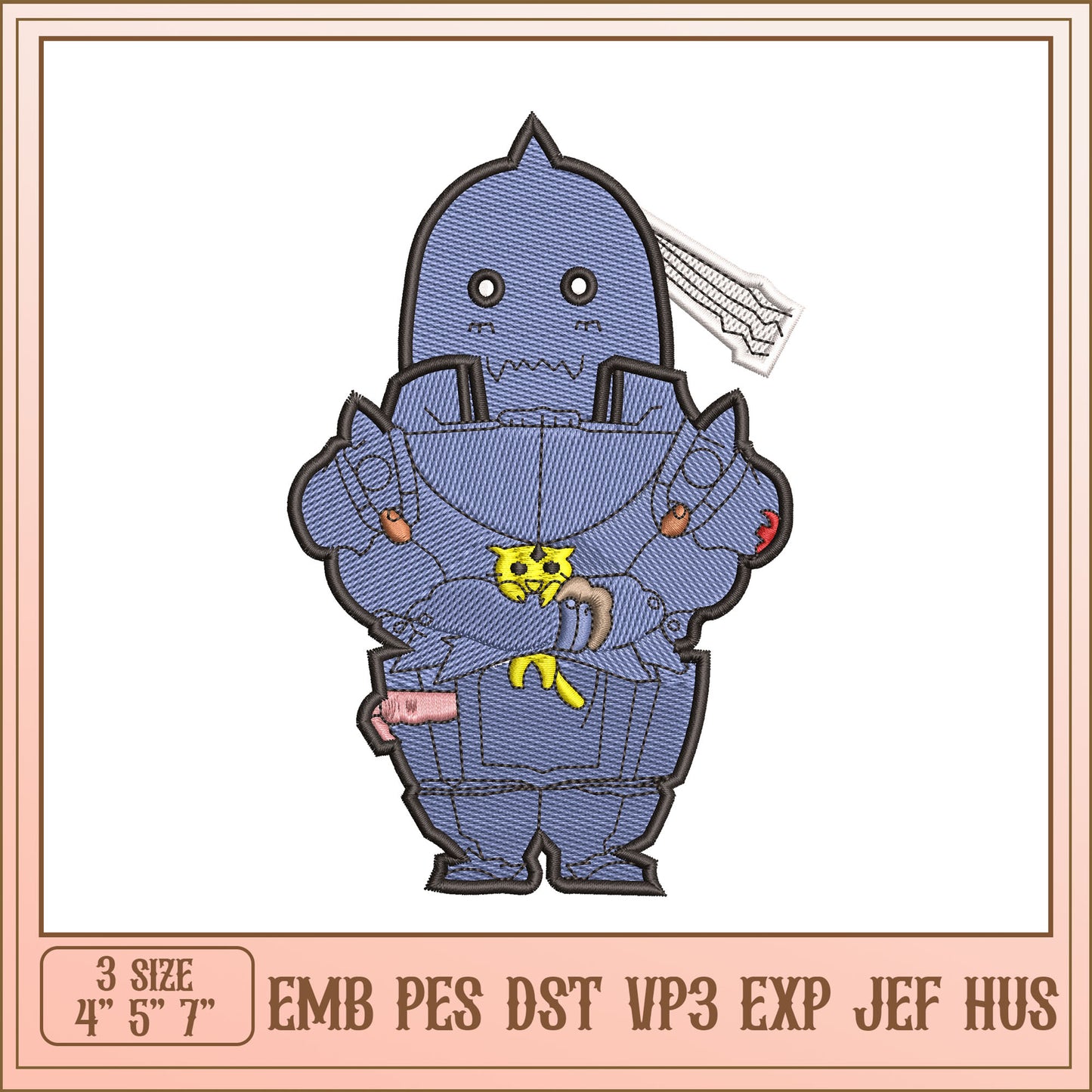 Alchemist Cute Embroidery Design