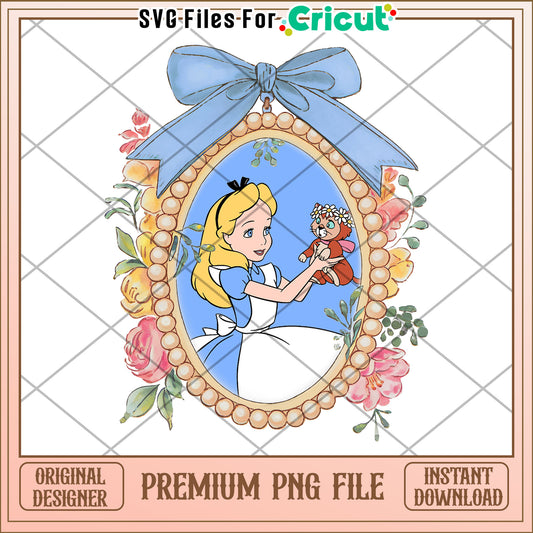 Alice in wonderland png, disney characters png, dsney princess png