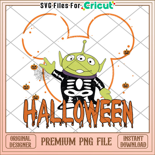 Alien halloween png, spirit halloween​ png, halloween decor png