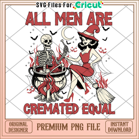 All men are gremated equal png, trick or treat  png, halloween quotes png