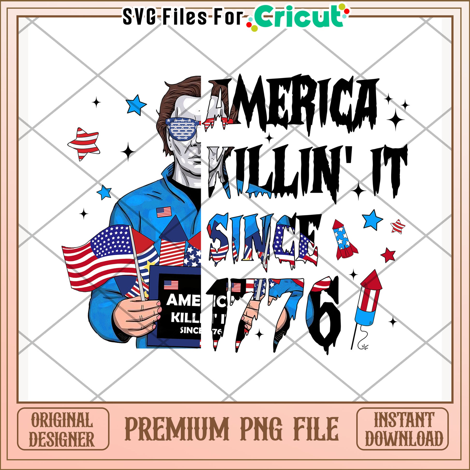 Ameica killing it sice 1776 michael png, independence day png, freedom america png
