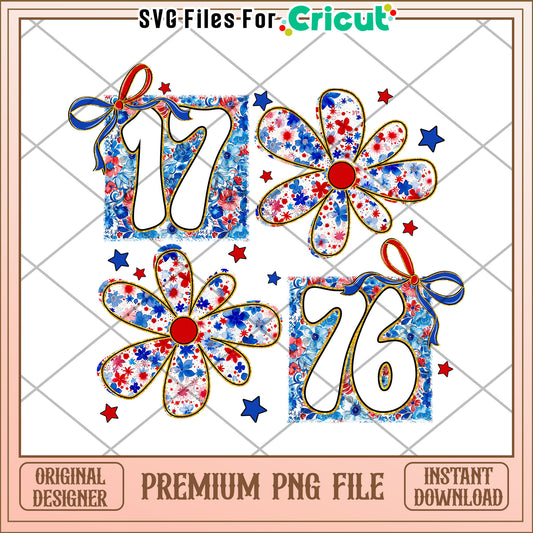 America 1776 usa vibes design png, america day png, america 1776 png